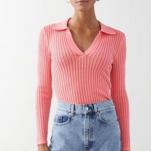 & Other Stories pink knit